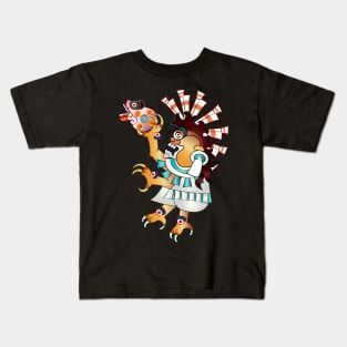 Aztec Sacrifice to the Gods Kids T-Shirt